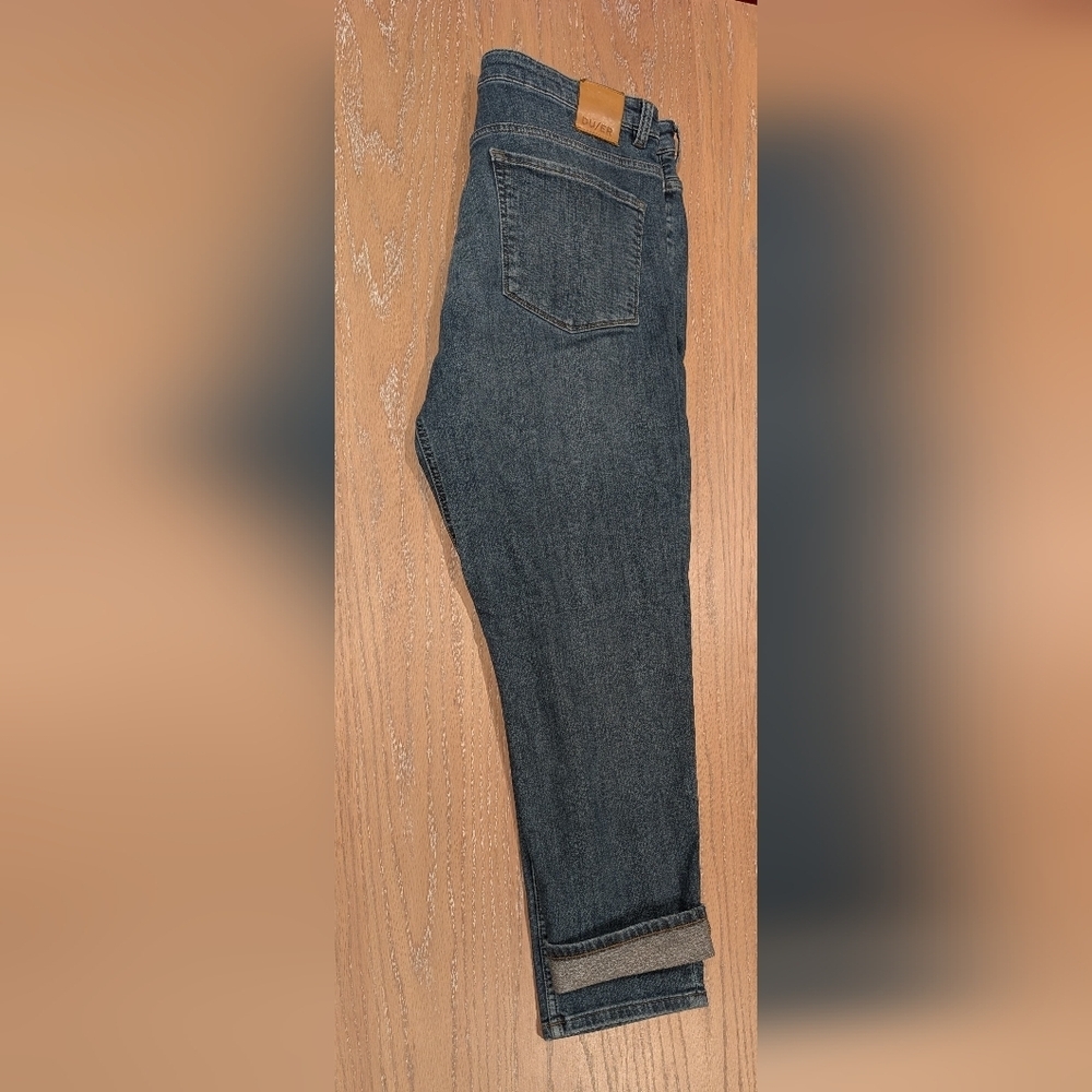 DU/ER DUER Fireside Jeans Womens 33x25 Stretch Fleece Lined - Picture 7 of 8